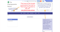 Desktop Screenshot of demo3.thepharmacycentre.com