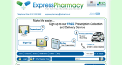 Desktop Screenshot of expresspharmacy.thepharmacycentre.com