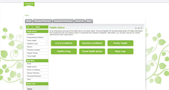 Desktop Screenshot of limetreehealthcare.thepharmacycentre.com