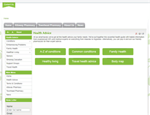 Tablet Screenshot of limetreehealthcare.thepharmacycentre.com