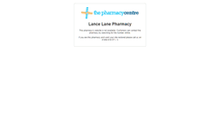 Desktop Screenshot of lancelanepharmacy.thepharmacycentre.com